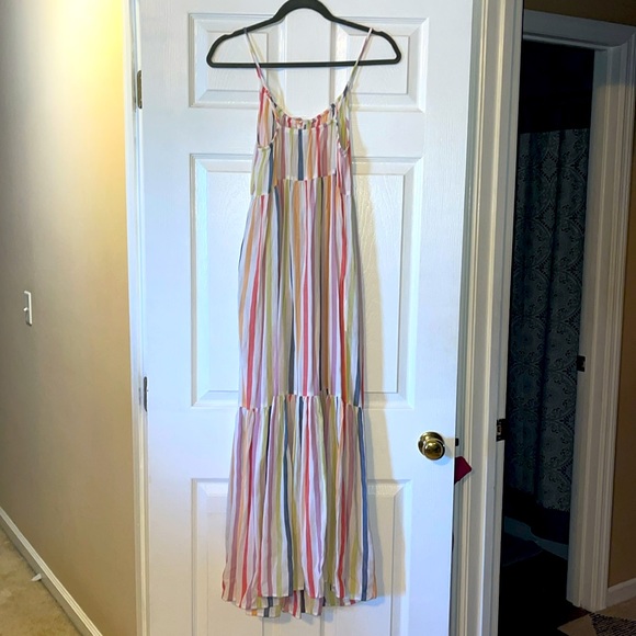 Old Navy | Rainbow Strip Maxi Dress | Size XS - Picture 3 of 3